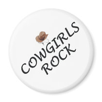 Cowgirls Rock Magnets