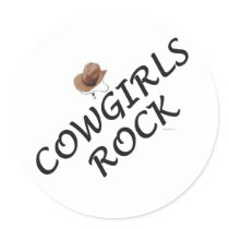 Cowgirls Rock Sticker