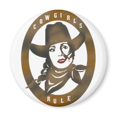 COWGIRLS RULE FRIDGE MAGNETS by FancyGap