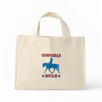 Cowgirls Rule (red/blue) Bag