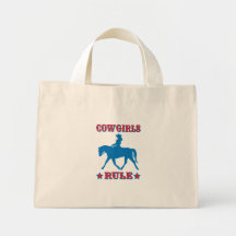 Cowgirls Rule (red/blue) Bag