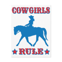 Cowgirls Rule (red/blue)
