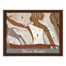 Cowherd By Maler Der Grabkammer Des Zenue Custom Invitations
