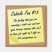 Coworker Incompetence Fridge Magnets