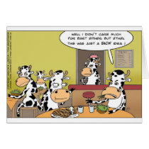 Cows Eating Steak Funny Tees Mugs Cards & Gifts