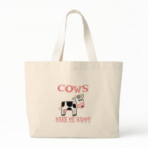 Cows Make Me Happy Bag