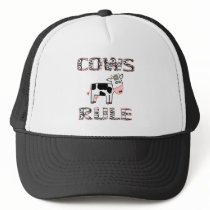 COWS RULE TRUCKER HATS