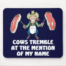 Cows Tremble Mousepad