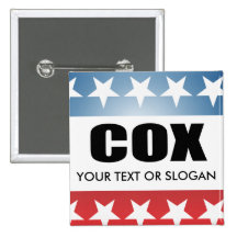 COX 2010 PINBACK BUTTONS