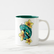 coy fish coffee mugs