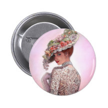 Coy Victorian Lady "Betty Lu" Pins