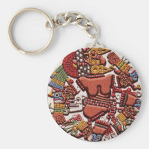 Coyolxauhqui Keychains