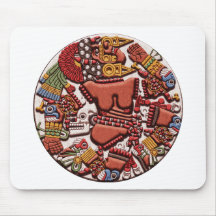 Coyolxauhqui Mousepads