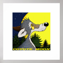 coyote cartoon poster