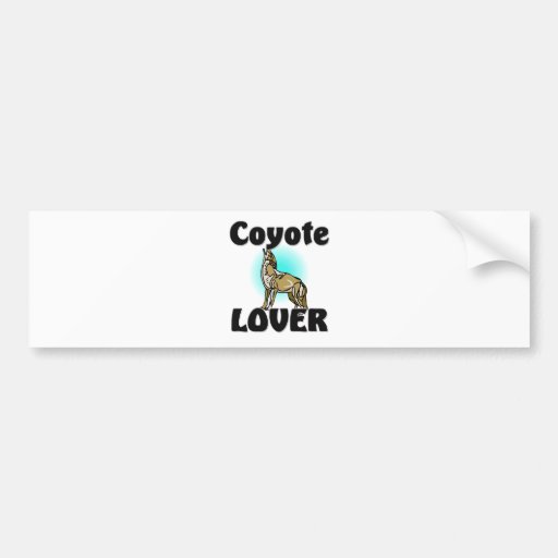 Coyote Lover Bumper Sticker