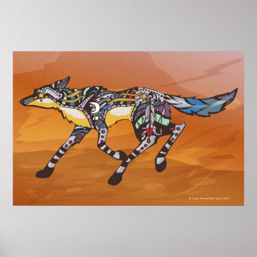 Coyote the Trickster Print