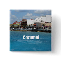 Cozumel Pinback Buttons