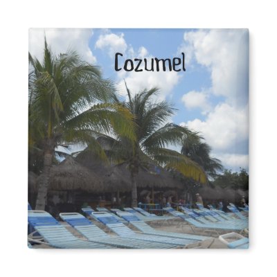 Cozumel Magnet by Snowpeaceful