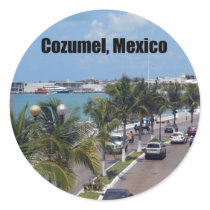 Cozumel, Mexico Round Sticker