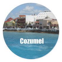 Cozumel Round Stickers
