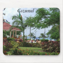 Cozumel Tropical Palm Tree Mousepad