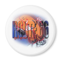 Cozy Dog - Route 66 Refrigerator Magnet