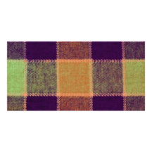 Cozy Warm Plaid Photo Card