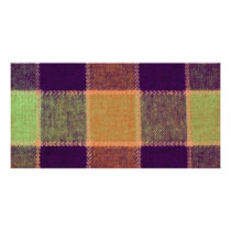 Cozy Warm Plaid Photo Card