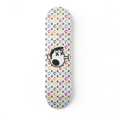 CP Pattern Skateboard Deck by GeorgeCurious