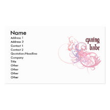 CPA Babe Business Card Template