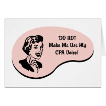 CPA Voice Greeting Card