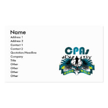CPAs Gone Wild Business Card Template