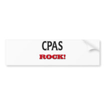 Cpas Rock Bumper Sticker