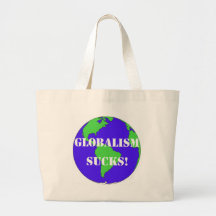 CPGlobalismSucksLg Tote Bags