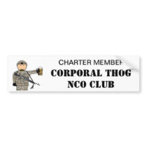 CPL THOG NCO CLUB BUMPER STICKER