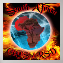 CPRS/RSD South Africa a'blaze Print