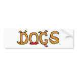 CQ- Funny Dogs Bumper Sticker