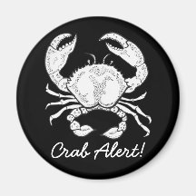 Crab Alert Magnet