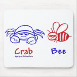 Crab Bee Mousepad