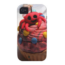 Crab Cupcake Case-Mate iPhone 4 Covers