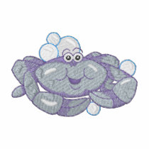 Crab Embroidered Shirt