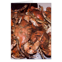 Crab Feast Greeting Card