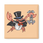 Crab Magician Fridge Magnets