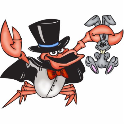 Crab Magician Photo Cut Out by sagart1952