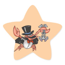Crab Magician Sticker