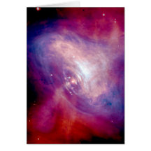 Crab Nebula NASA Space Greeting Card
