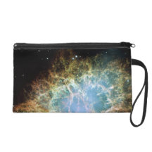 Crab Nebula Wristlet Clutch Bag