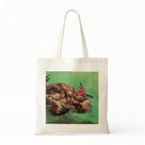 Crab on Its Back by Vincent van Gogh Tote Bags