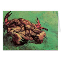Crab on Its Back by Vincent van Gogh Greeting Card