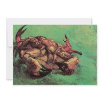 Crab on Its Back by Vincent van Gogh Personalized Announcements